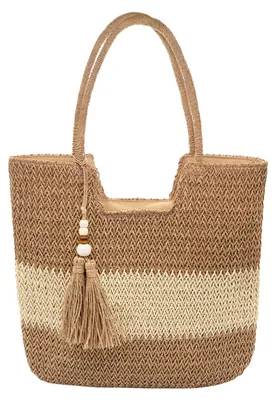 Produktbild von Große Strohtasche für Strand und Freizeit