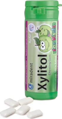 Produktbild von Miradent Xylitol Chewing Gum Kids 30 g