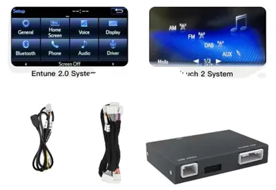 Obrázok produktu pre Bezdrôtové CarPlay a Android Auto, kompatibilita s viacerými modelmi vozidiel, jednoduchá inštalácia, PRE TOYOTA