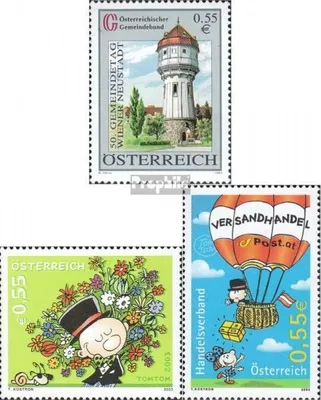 Produktbild von Briefmarken Österreich 2003 Mi 2443,2444,2445 (kompl.Ausg.) gestempelt Gemeindetag