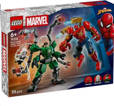 Produktbild von LEGO® Marvel Super Heroes™ 76338 Mech-Duell Spider-Man vs. Doc Ock