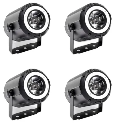 Produktbild von Bühnenscheinwerfer, RGBW-Strahleneffekt, DMX512-Steuerung, 4Stück, EU-Stecker