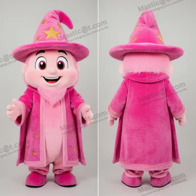 Image de Costume MASTICOT de magicien rose et fantaisiste
