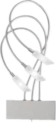 Produktbild von Moderne Halogen Wandleuchte Spirit 3 Flammig mit Schalter 31cm Höhe 3x G4