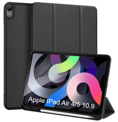 Produktbild von Dux Ducis Domo Hülle mit Flip und Smart Sleep für iPad Air 4/5 10,9'' - Schwarz