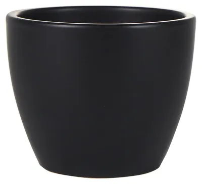 Produktbild von Ter Steege Blumentopf - schwarz - skandinavisch - 15 x 12 cm