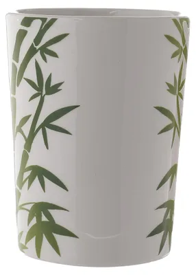 Image de Tasse Panda Anse 3D avec design de feuilles de bambou
