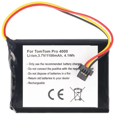 Obrázok produktu pre Batéria TOMTOM XXL, PRO 4000 1100mAh ako replika batérie od AccuCell