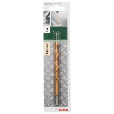 Produktbild von Bosch Metallbohrer HSS-Tin DIN 338 9,0x81x125 2609255107