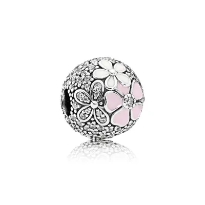 Produktbild von Pandora 792084CZ Charm Clip Malerische Blüten
