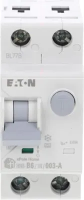 Immagine prodotto di Interruttore differenziale 2P 6A B 0,03A Tipo A xPole Home HNB-B6/1N/003-A 195130