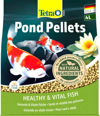Productafbeelding van Tetra Pond Pellets, voer voor vijvervissen, zak van 4 liter