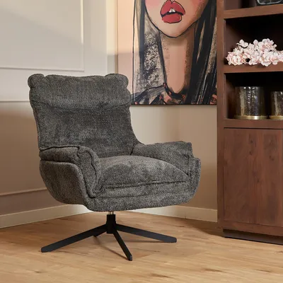 Productafbeelding van StarFurn Fauteuil Vera Donkergrijs