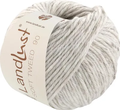 Produktbild von Lana Grossa - Landlust Soft Tweed 90 0025 silbergrau meliert