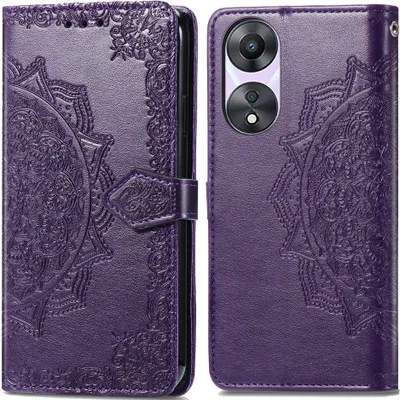 Produktbild von imoshion Mandala Klapphülle Oppo A58 - Violett