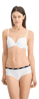 Produktbild von PUMA Damen-BH, Unterwäsche, Weiß, Größe 76/B (EU)
