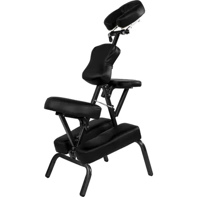 Produktbild von MOVIT Massagestuhl Tattoo Stuhl Massageliege Massagebank bis 200kg, Schwarz