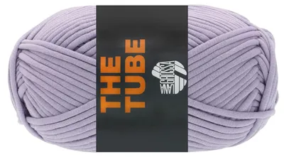 Produktbild von Lana Grossa THE TUBE 200 g weiches & gefülltes Schlauchgarn (Ø ca. 4-5 mm) ideal geeignet für Home-Accessoires und Taschen 114 m Farbe 009 - Lila