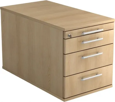 Immagine prodotto di HAMMERBACHER Cassettiera su ruote in rovere, 4 cassetti, 42,8 x 80,0 x 51,2 cm