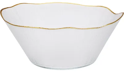 Obrázok produktu pre Zlatá sklenená šalátová misa 27 cm, 2,8 l
