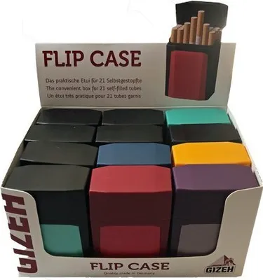 Produktbild von 1 Display Gizeh Flip Cases à 12 Stück, Gizeh Flip Case Zigarettenetui
