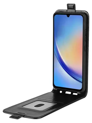 Obrázok produktu pre Puzdro na mobilný telefón Samsung Galaxy A34 5G Flip – čierne puzdro, obal, kryt