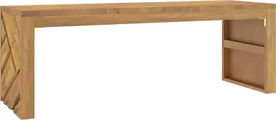 Immagine prodotto di vidaXL Tavolino 110x35x38 cm in legno massiccio teak