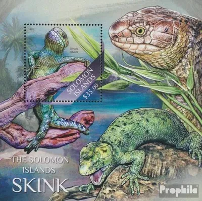 Produktbild von Briefmarken Salomoninseln 2013 Mi Block 192 (kompl. Ausg.) postfrisch Skink