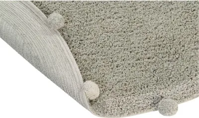 Immagine prodotto di 120x120 cm Tappeto per bambini Bubbly Olive circle
