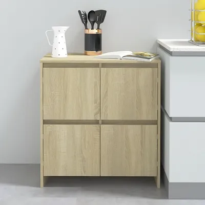 Obrázok produktu pre The Living Store príborník Sonoma dub 70x41x75 cm materiál na báze dreva