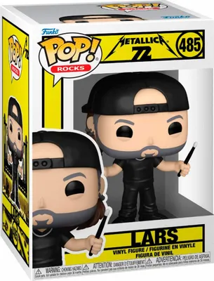 Zdjęcie produktu dla Metallica POP! Rocks Vinyl Figur Lars (72 sezony) 9 cm