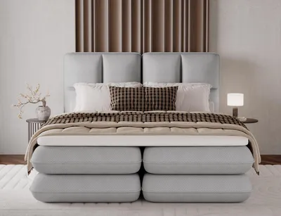 Produktbild von Polsterbett Bett TONILA – modernes Design mit Bettkasten & hohem Schlafkomfort 160x200 cm