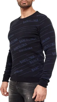 Produktbild von Red Bridge Herren Strickpullover Pullover Striped Barcelona Navy L