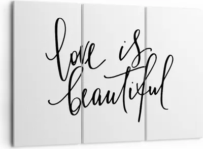 Produktbild von Bild auf Leinwand - Leinwandbild - 3 Teile - Das Leben ist wunderschoen - 105x70cm - Wand Bild - Wanddeko - Wandbilder - Leinwanddruck - Bilder - Wanddekoration - Leinwand bilder - CE105x70-4466