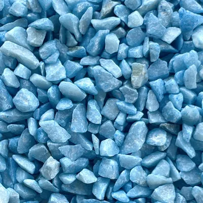 Produktbild von Dekosteine Farbsteine 9-13mm - 1kg Bunte Steine HELLBLAU