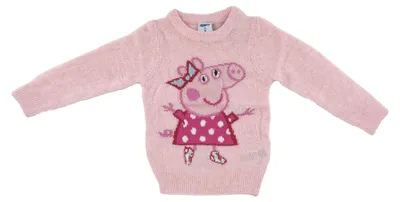 Produktbild von Peppa Wutz Pig Kinder Mädchen Strick-Pullover Oberteil   , Größe:116