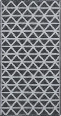 Immagine prodotto di Tappetino decorativo per esterni Famanu - Nero (120x180 cm)