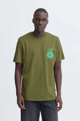 Produktbild von Blend BHSUN Herren T-Shirt Kurzarm Shirt 100% Baumwolle Regular Fit