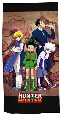 Produktbild von Hunter X Hunter Badetuch Strandtuch 70 x 140 cm aus Baumwolle