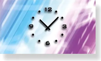 Zdjęcie produktu dla nowoczesny zegar ścienny o wyglądzie 3D - model Dixtime: 3D-0431