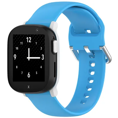 Produktbild von Für Xplora X6 Play / X6 Children hochwertiges Silikon Watch Ersatz Armband Hellblau