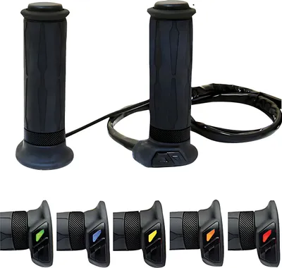 Zdjęcie produktu dla Podgrzewane uchwyty Koso HG-13 1 cal + 1 1/8 cala L 130 mm ze zintegrowanym przełącznikiem