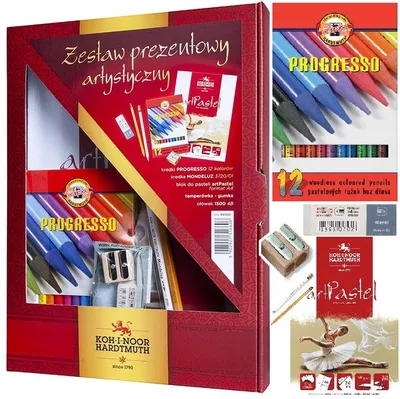 Produktbild von Koh-I-Noor Progresso Künstlerset Zeichenzubehör