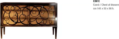Produktbild von Kommode Schubladen Holz Sideboard Schrank Schränke Massiv Kommoden Wohnzimmer
