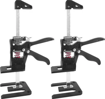Produktbild von Famanu Möbelheber Set - 2 Stück, 32 cm Höhe, verstellbare Plattenlift 0-16 cm