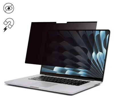 Immagine prodotto di Filtro privacy Dicota a doppia faccia con chiusura magnetica per Apple MacBook Neo 13, nero