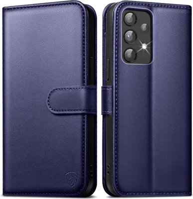 Immagine prodotto di EASDNB Samsung Galaxy A53 Custodia per telefono cellulare in pelle nera