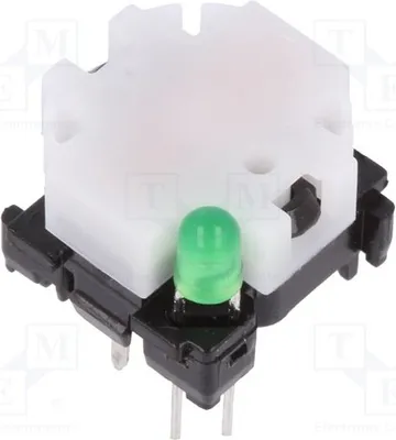 Produktbild von 1x  Schalter für Tastatur LED 6425.4131 Tac Pos: 2 weiss 0,1A/28VDC