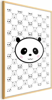 Produktbild von Posterpapier Poster - Pandas and Bears 29.7x42 cm Für Kinder g-A-0154-ao-a