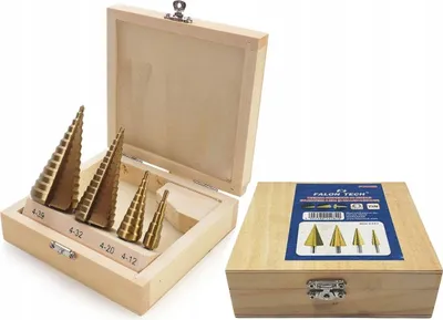 Produktbild von 4-teiliger TITAN-STUFENBOHRER 4-39mm